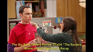 The Big Bang Theory Review 07x04 quotThe Raiders Minimizationquot Reaction amp Recap [upl. by Naesar]