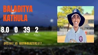 BALADITYA KATHULA Inning 1 spells [upl. by Siramay]