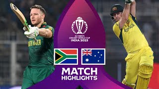 Australia edge South Africa in a thriller  Semifinal 2  CWC 2023 [upl. by Siraf593]