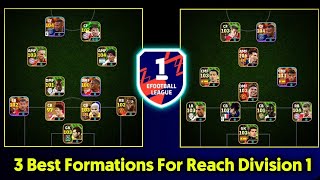 Top 3 The Best Formations In eFootball 2025 🔥  Best Formation eFootball 2025 [upl. by Iahcedrom903]