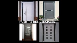 PUERTAS PRINCIPALES RESIDENCIALES Y MODERNAS [upl. by Aynor690]