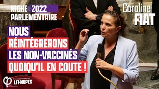 Nous réintégrerons les nonvaccinés quoiquil en coûte   Caroline Fiat [upl. by Atikel940]