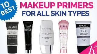 10 Best Makeup Primers in India with Price  Bridal Makeup primers  All Skin Types [upl. by Ainecey]