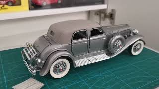 Franklin Mint 1933 Deusenberg twenty grand 124 scale [upl. by Eolhc]