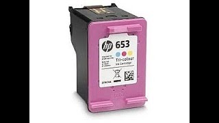 Reumplere  reincarcare cartus color HP DeskJet Plus Ink Advantaje 6475  6075 [upl. by Airitac934]