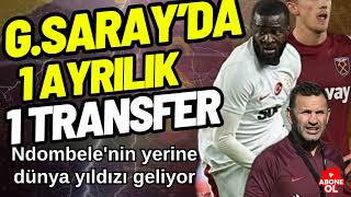 Galatasarayda 1 ayrılık 1 transfer Ndombelenin yerine dünya yıldızı geliyor [upl. by Orlina863]