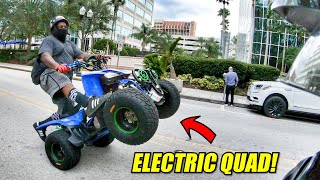 HE BUILT A ELECTRIC QUAD AND IT SHREDS [upl. by Brendon]