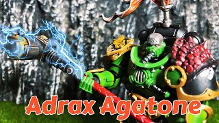 JoyToy Action Figure Warhammer 40K Salamanders Captain Adrax Agatone revisión en español [upl. by Bertina]