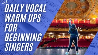 Beginner Voice Lessons For Singers  Full Range Scales amp Exercises  Free Singing Exercises [upl. by Aenotna]