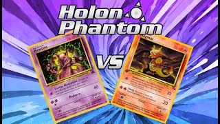 Retro Format Base Set  Fossil Pokemon TCG Battle MewtwoElectabuzz Vs MagmarElectabuzz [upl. by Anail]