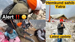 Tracking Shri Hemkund sahib On First Day 🙏🏻 Snow Hi snow ❄️ [upl. by Usanis]