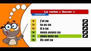 Les verbes conjugués  Savoir  Indicatif Passé composé [upl. by Leisha]