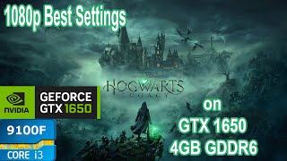 Hogwarts Legacy Best Settings GTX 1650  i3 9100F [upl. by Gamal13]