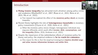 Chinese Monetary Policy Seminar with Prof Yi Huang CFD Event [upl. by Ley]