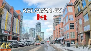 Kelowna BC Canada Driving Tour 4k [upl. by Mathre]