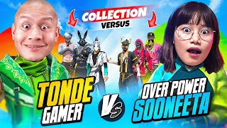 Diamond 💎 Queen Sooneeta Vs Tonde Gamer Rare Bundles Collection Battle 😱 Free Fire Max [upl. by Amihc454]