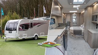 Elddis Crusader Mistral 2023 NEW Caravan Model  360 Exterior amp Interior Demonstration Video [upl. by Dene]