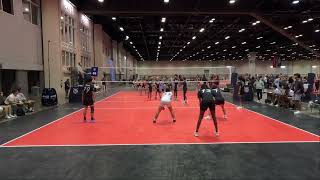 AAU VOLLEYBALL TopFlight 17 vs LuMade 17 3rd Set [upl. by Judus]