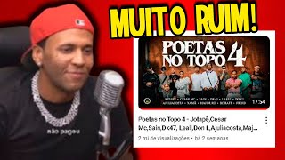 O RAFFA MOREIRA ENTREGOU O ESPERADO NO POETAS NO TOPO 4 [upl. by Nnylaehs381]