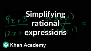 Simplifying rational expressions introduction  Algebra II  Khan Academy [upl. by Ona]