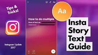 How to Add Text in Instagram Stories [upl. by Aihsik]