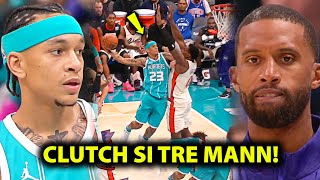 Nagulat ang Buong Arena sa Ginawa ng IVERSON 20 ng Hornets to the Rescue si Tre Mann sa Clutch… [upl. by Ahsiekram617]