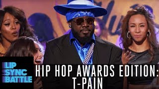 TPain Gets The Crowd To Stand Up  Ludacris Style  Lip Sync Battle Hip Hop Awards Edition [upl. by Kenaz]