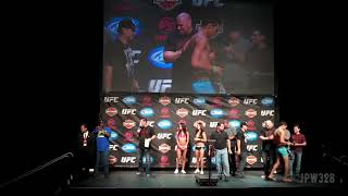 Charles Oliviera FIRST UFC weigh in vs Darren Elkins [upl. by Oicatsana]