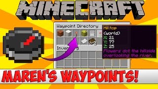 Minecraft Bukkit Plugin  Marens Waypoints  Tutorial [upl. by Llennod]