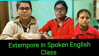 Extempore in Junior Spoken English Class [upl. by Grantland655]