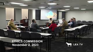 Ethics Commission 110223 [upl. by Dustie208]