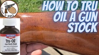 How to Tru Oil a Gun Stock Remingon 760 restoration continued [upl. by Dulcea]