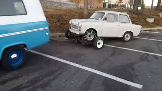 1966 Econoline van towing a Trabant 1192024 [upl. by Orford]