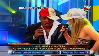 COMBATE La Pantera Zegarra y Alejandra Baigorria actuan achorados 051112 [upl. by Eiral920]