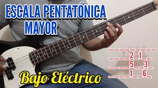 Arpegios Mayores  Un ejercicio perfecto para mejorar tu técnica  Técnica en el Bajo eléctrico [upl. by Zoha]