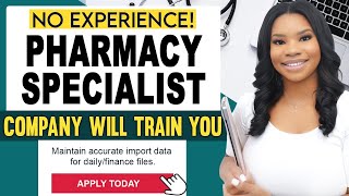 ✅ No Experience Needed Become a Pharmacy Import Specialist from Home Earn 2560Month [upl. by Aonian]