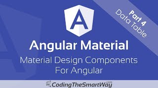 Angular Material  Part 4 Data Table [upl. by Anaig686]