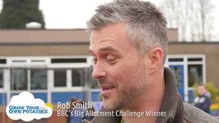 Grow Your Own Potatoes  Big Allotment Challenge winner Rob Smith 2015 [upl. by Siroved202]