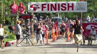 Sturgis Falls Half Marathon Finish Line Clip [upl. by Frederique]