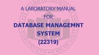 Database Management System 22319 fifth practical solution Ms Access code [upl. by Mateusz]