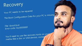 Fix RECOVERY  Your PC needs to be Repaired in Windows 1011 4 Methods 2023 [upl. by Egan]