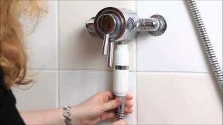 How to Install the Ecopure Eco2 Inline Shower Filter [upl. by Eneli]