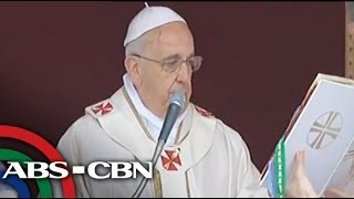 TV Patrol The actual canonization ceremony 2014 [upl. by Ahsikyt]