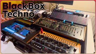 Live Techno 132 BPM  BlackBox BlueBox Syncussion Crave SQ64 [upl. by Shelah]