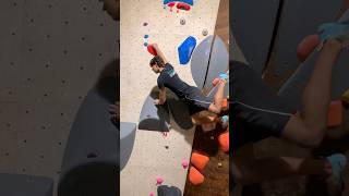 Smooth and dynamique 🫠 bouldering indoorclimbing dyno jumping smooth [upl. by Lodge]