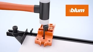 Drilling template for hinge systems  Blum [upl. by Balfour]