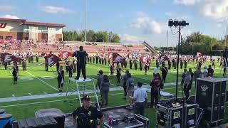 Hail Hail Eastern Maroons  pregame  91722  EKU Marching Colonels [upl. by Ralyt]