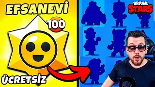 100 x EFSANEVİ STAR DROP AÇTIM   BRAWL STARS [upl. by Arlinda16]