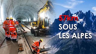 La Suisse a Construit le Plus Grand Tunnel Ferroviaire du Monde [upl. by Ornie]