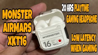 MONSTER AIRMARS XKT16  WIRELESS GAMING HEADPHONE [upl. by Huntingdon]